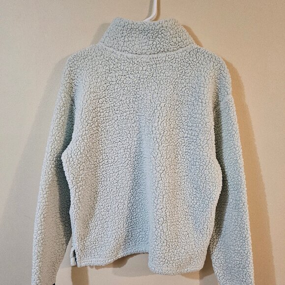 Victoria's Secret PINK Sherpa Quarter Zip Pullover - Size S - Picture 2 of 6